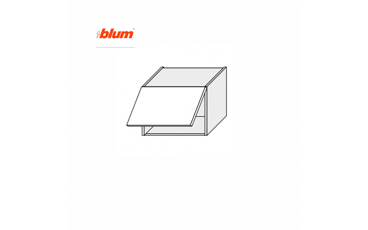 Кухонна секція Міленіум WG верхня 45В/360 1дв Aventos Pro Blum - Фото